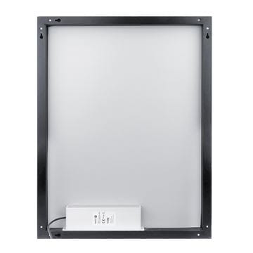 NIMCO ZP 13000 zrkadlo 80x70 cm, reverzibilné, s osvetlením, s reguláciou stmievania, s reguláciou teploty svetla, so senzorom, matná čierna ZPC 13003VX-90 Obrázek - fotka