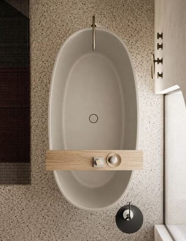 GKI C-SOLID voľne stojaca vaňa 176x91 cm, solidtech, sabbia 7239020029 Obrázek - fotka