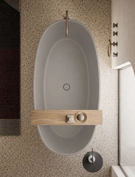 GKI C-SOLID voľne stojaca vaňa 176x91 cm, solidtech, tortora 7239020032 Obrázek - fotka