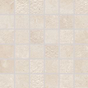 RAKO LIMESTONE mozaika 30x30(5x5) cm, lepená na sieti, mat-lesk reliéf, béžová