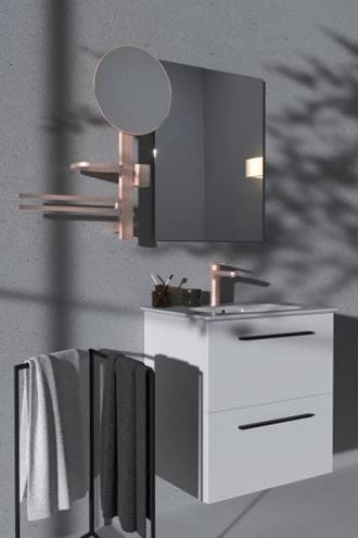 IDEAL STANDARD CERAFINE O umývadlová stojanková batéria, s odtokovou súpravou, rosé BD131RO Obrázek - fotka
