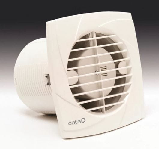 CATA B-10 PLUS axiálny ventilátor 100 mm, nástenný/stropný, biela 00981001 Obrázek - fotka