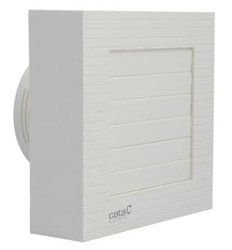 CATA B-10 MATIC axiálny ventilátor 100 mm, nástenný/stropný/do okna, so spätnou klapkou, biela 00915000 Obrázek - fotka