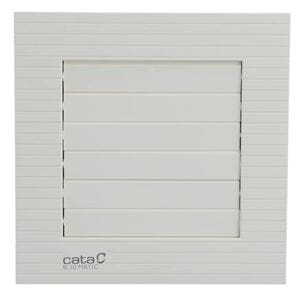 CATA B-10 MATIC axiálny ventilátor 100 mm, nástenný/stropný/do okna, so spätnou klapkou, biela