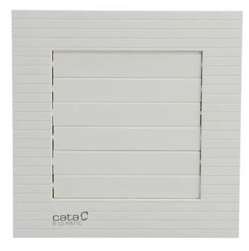 CATA B-10 MATIC axiálny ventilátor 100 mm, nástenný/stropný/do okna, so spätnou klapkou, biela
