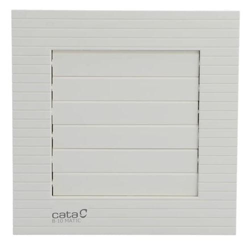 CATA B-10 MATIC axiálny ventilátor 100 mm, nástenný/stropný/do okna, so spätnou klapkou, biela 00915000 Obrázek - Hlavní obrázek