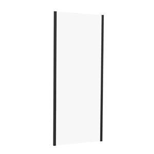 EASY+ bočná stena 90x195 cm, matná čierna/číre sklo
