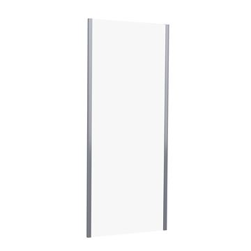 EASY+ bočná stena 80x195 cm, gun metal/číre sklo