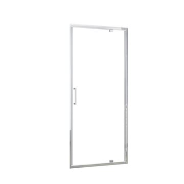 EASY+ sprchové dvere 80x195 cm, pivotové, bright alu/sklo transparent