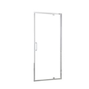 EASY+ sprchové dvere 80x195 cm, pivotové, bright alu/sklo transparent