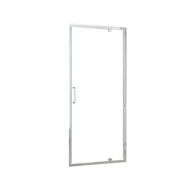 EASY+ sprchové dvere 90x195 cm, pivotové, bright alu/sklo transparent