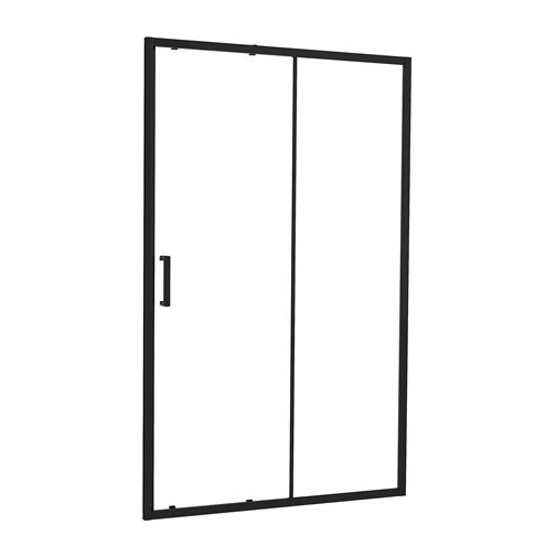 EASY+ sprchové dvere 110x195 cm, posuvné, matná čierna/sklo transparent EASDS110CMTR Obrázek - Hlavní obrázek