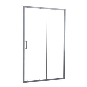 EASY+ sprchové dvere 110x195 cm, posuvné, gun metal/sklo transparent