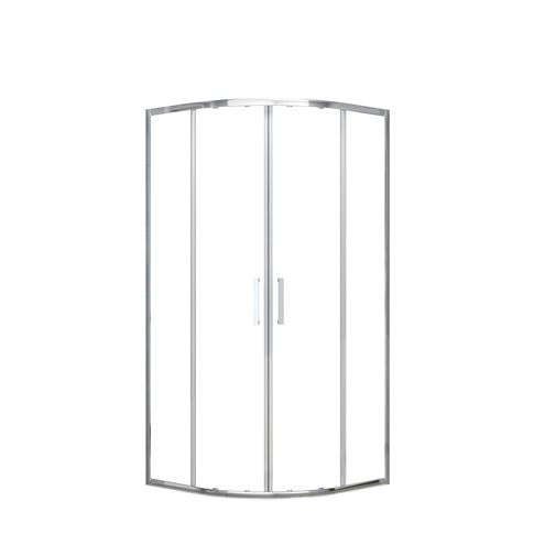 EASY+ sprchovací kút 100x100 cm, R550, posuvné dvere, bright alu/sklo transparent EASKS55100BATR Obrázek - Hlavní obrázek