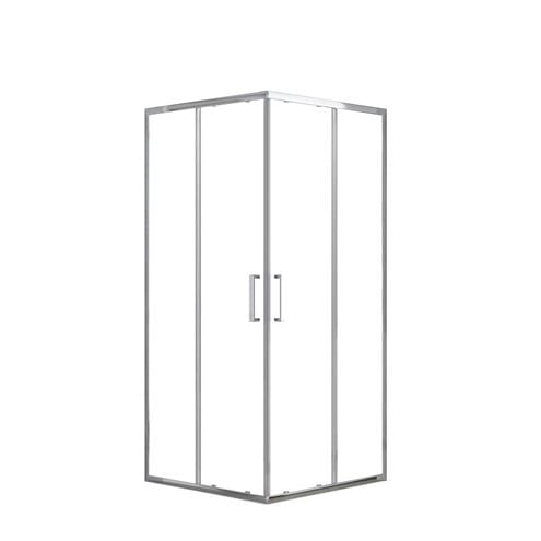 EASY+ sprchovací kút 90x90 cm, rohový vstup, posuvné dvere, bright alu/sklo číre EASKSR090BATR Obrázek - Hlavní obrázek
