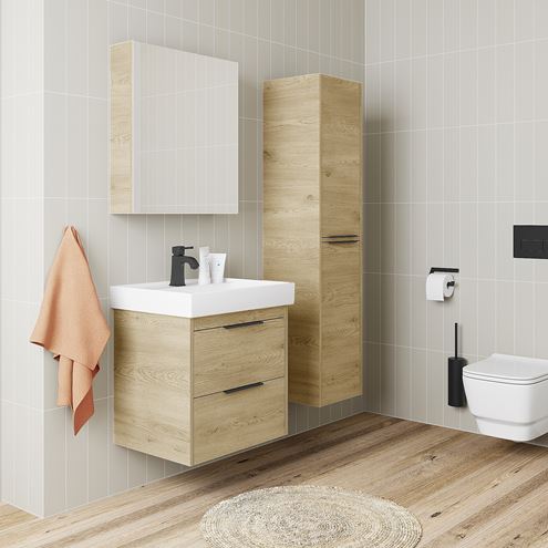 CONCEPT 150 skrinka pod umývadlo 56,5x45x56 cm, 2 zásuvky, dub Avena 810955 Obrázek - fotka