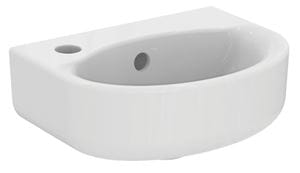 IDEAL STANDARD CONNECT umývadlo 35 cm, s otvorom pre batériu vľavo a prepadom