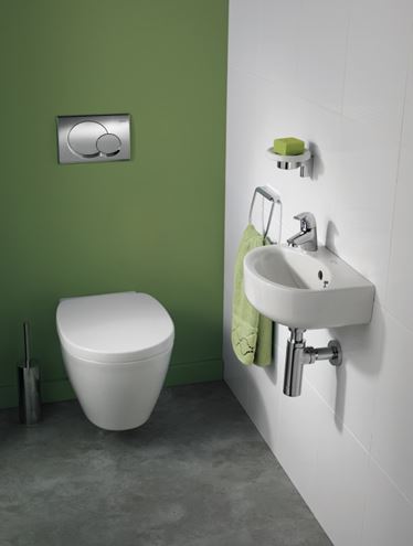 IDEAL STANDARD CONNECT umývadlo 35 cm, s otvorom pre batériu vľavo a prepadom E791201 Obrázek - fotka