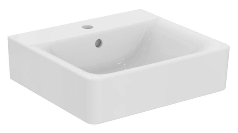 IDEAL STANDARD CONNECT CUBE umývadlo 50 cm, s otvorom pre batériu a prepadom E713801 Obrázek - Hlavní obrázek