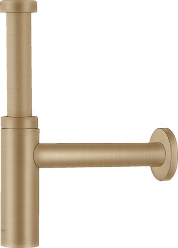HANSGROHE FLOWSTAR S dizajnový sifón k umývadlu DN32, s prevlečnou maticou 5/4, kartáčovaný bronz 52105140 Obrázek - Hlavní obrázek