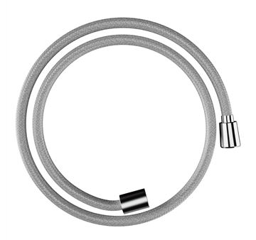 HANSGROHE DESIGNFLEX sprchová hadica 1600 mm, textilná, s ochranou proti prekrúteniu a zlomeniu, chróm