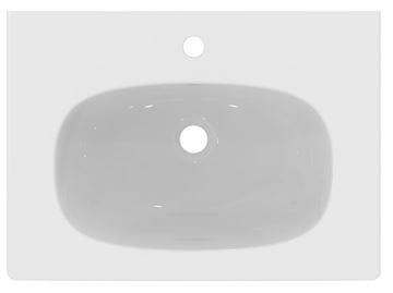 IDEAL STANDARD TESI umývadlo 62,5 cm, s otvorom pre batériu a prepadom T351001 Obrázek - fotka