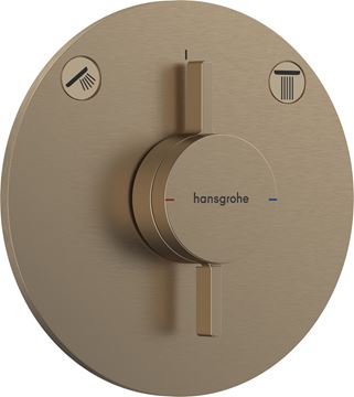 HANSGROHE DUOTURN S podomietková batéria, pre 2 spotrebiče, kartáčovaný bronz