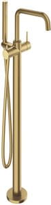 CONCEPT 300 ROUND vaňová batéria na podlahu, s prepínačom, so sprchovou súpravou, PVD, brushed gold brass 