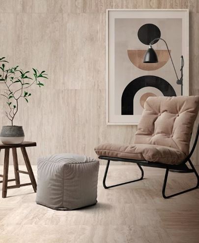 SAVOIA TRAVERTINE dlažba 60x60 cm, mat, cream STRP07 Obrázek - fotka