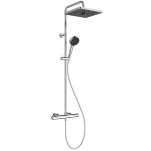 IDEAL STANDARD CERATHERM T25+ sprchový set s termostatickou batériou, horná sprcha, ručná sprcha s 2 prúdmi, tyč, hadica, chróm