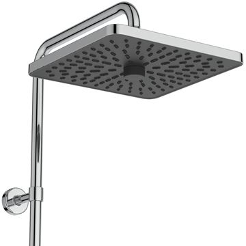 IDEAL STANDARD CERATHERM T25+ sprchový set s termostatickou batériou, horná sprcha, ručná sprcha s 2 prúdmi, tyč, hadica, chróm A8530AA Obrázek - fotka