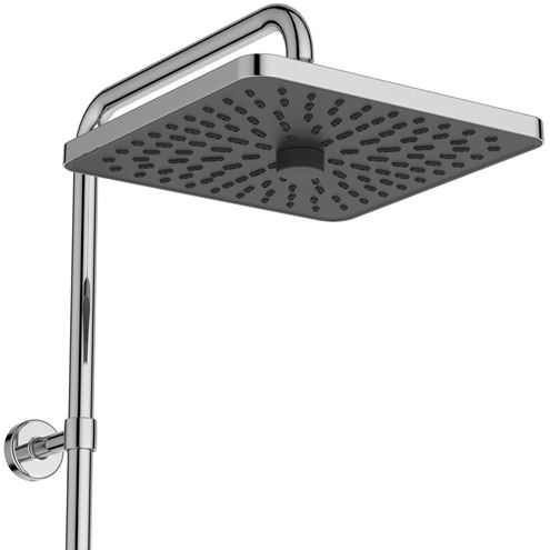 IDEAL STANDARD CERATHERM T25+ sprchový set s termostatickou batériou, horná sprcha, ručná sprcha s 2 prúdmi, tyč, hadica, chróm A8530AA Obrázek - fotka
