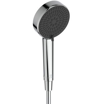 IDEAL STANDARD CERATHERM T25+ sprchový set s termostatickou batériou, horná sprcha, ručná sprcha s 2 prúdmi, tyč, hadica, chróm A8530AA Obrázek - fotka
