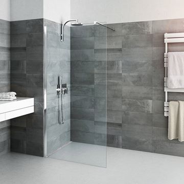 ROTH CARIBA WALK IN CI TWF stena walk-in 110x200 cm, brillant/číre sklo CI TWF 11020 VPF Obrázek - fotka