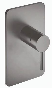 CONCEPT 300 ROUND sprchová podomietková batéria, brushed metallic 