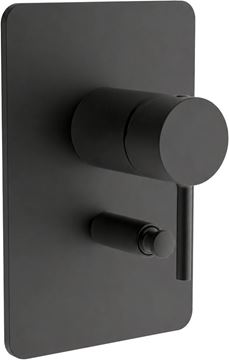 CONCEPT 300 ROUND sprchová podomietková batéria, s prepínačom, black matt