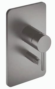 CONCEPT 300 ROUND sprchová podomietková batéria, s prepínačom, brushed metallic
