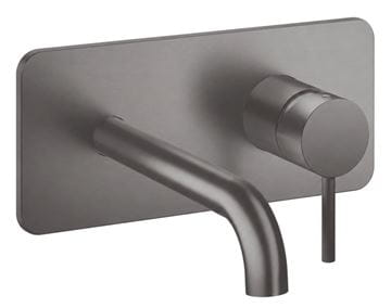 CONCEPT 300 ROUND umývadlová podomietková batéria, brushed metallic