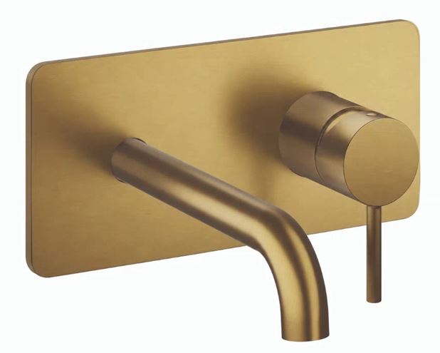 CONCEPT 300 ROUND umývadlová podomietková batéria, PVD, brushed gold brass CRIPH95696PCON Obrázek - Hlavní obrázek