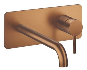 CONCEPT 300 ROUND umývadlová podomietková batéria, PVD, brushed rose gold