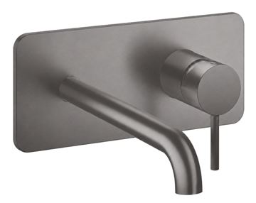 CONCEPT 300 ROUND umývadlová podomietková batéria, brushed metallic