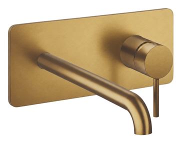 CONCEPT 300 ROUND umývadlová podomietková batéria, PVD, brushed gold brass