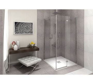 POLYSAN FLEXIA sprchová vanička 90x80 cm, liaty mramor, bez nožičiek 72927 Obrázek - fotka