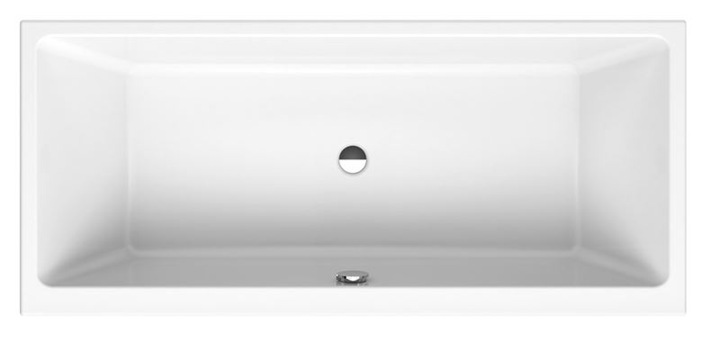 CONCEPT 200 NEW vaňa 180x80 cm, pre 2 osoby, bez nožičiek, akrylát 700727000000000 Obrázek - Hlavní obrázek