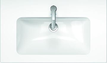 DURAVIT ME BY STARCK umývadlo 83 cm, s otvorom pre batériu a prepadom, DuraShield 233683AA00 Obrázek - fotka