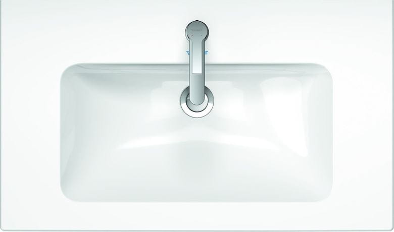 DURAVIT ME BY STARCK umývadlo 83 cm, s otvorom pre batériu a prepadom, DuraShield 233683AA00 Obrázek - fotka