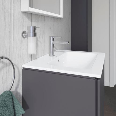 DURAVIT ME BY STARCK umývadlo 63 cm, s otvorom pre batériu a prepadom, DuraShield 233663AA00 Obrázek - fotka