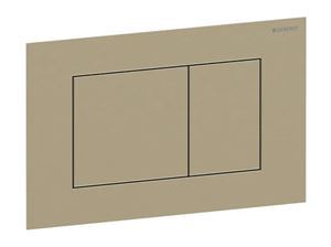 GEBERIT SIGMA 40 ovládacie tlačidlo pre dve splachovania, easy-to-clean, oceľ, kartáčovaná mosadz 