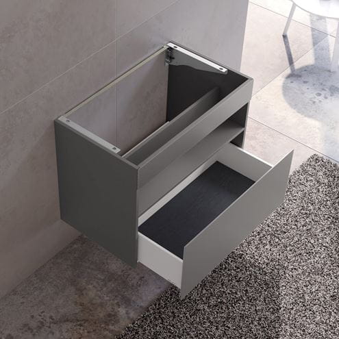 KEUCO STAGELINE skrinka pod umývadlo 80x49x62,5 cm, 1 zásuvka, 1 polica, s osvetlením, matný inox 32862290000 Obrázek - fotka