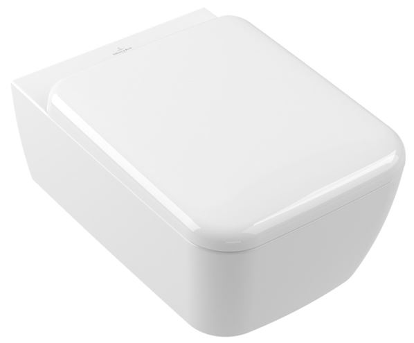 VILLEROY & BOCH SKYLA závesné WC, so SoftClosing sedátkom, TwistFlush splachovanie, alpská biela 4682CL01 Obrázek - Hlavní obrázek